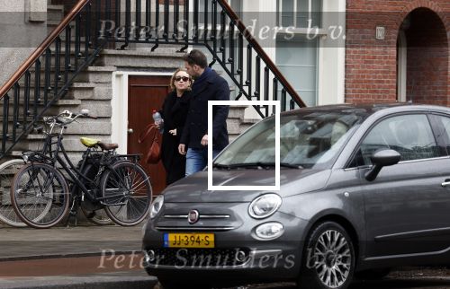 Amsterdam 6 april 2022
Eva Jinek met partner op de beethovenstraat