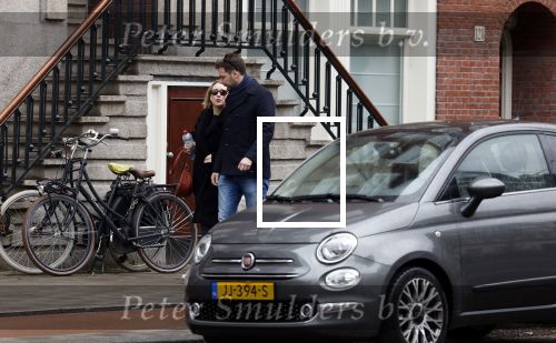 Amsterdam 6 april 2022
Eva Jinek met partner op de beethovenstraat