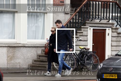Amsterdam 6 april 2022
Eva Jinek met partner op de beethovenstraat