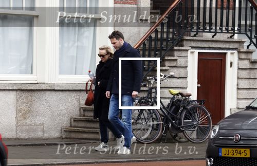 Amsterdam 6 april 2022
Eva Jinek met partner op de beethovenstraat