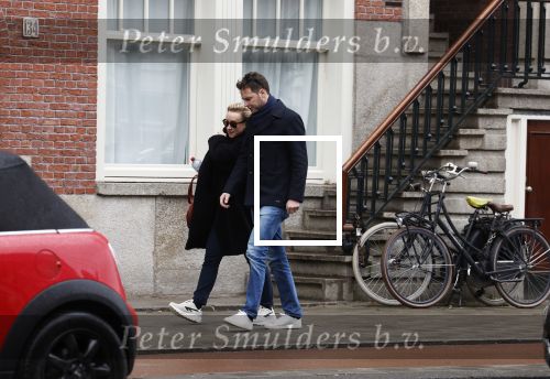Amsterdam 6 april 2022
Eva Jinek met partner op de beethovenstraat