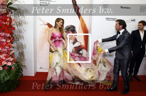 Amsterdam 4 juni 2022
Premiere Nationaal ballet in de stopera.
Hanna Verboom en designer van de jurk Edwin Oudshoorn
