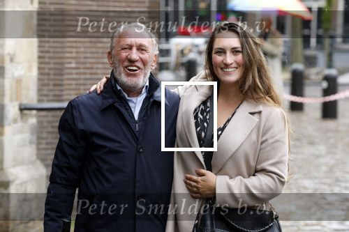 Amsterdam 8 juni 2022
Koningin Maxima bezoekt het Majoor Bosshardt huis op de wallen. Henk de Vries met zijn dochter