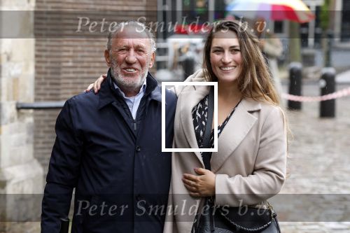 Amsterdam 8 juni 2022
Koningin Maxima bezoekt het Majoor Bosshardt huis op de wallen. Henk de Vries met zijn dochter