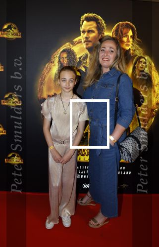 Amsterdam 2 juni 2022
Premiere Jurassic World in Pathe Arena .
Isabelle Brinkman met haar dochter