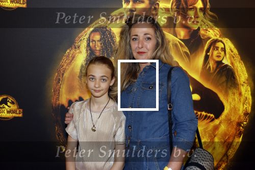 Amsterdam 2 juni 2022
Premiere Jurassic World in Pathe Arena .
Isabelle Brinkman met haar dochter