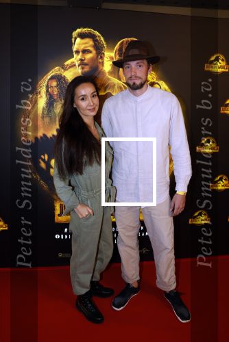 Amsterdam 2 juni 2022
Premiere Jurassic World in Pathe Arena .
Jennifer de Jong met partner