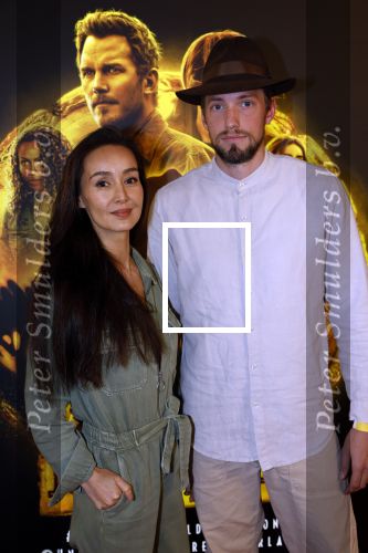 Amsterdam 2 juni 2022
Premiere Jurassic World in Pathe Arena .
Jennifer de Jong met partner