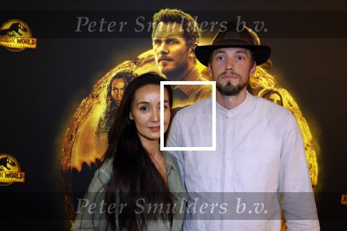 Amsterdam 2 juni 2022
Premiere Jurassic World in Pathe Arena .
Jennifer de Jong met partner