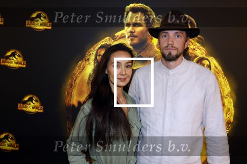 Amsterdam 2 juni 2022
Premiere Jurassic World in Pathe Arena .
Jennifer de Jong met partner