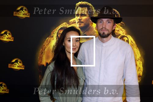 Amsterdam 2 juni 2022
Premiere Jurassic World in Pathe Arena .
Jennifer de Jong met partner
