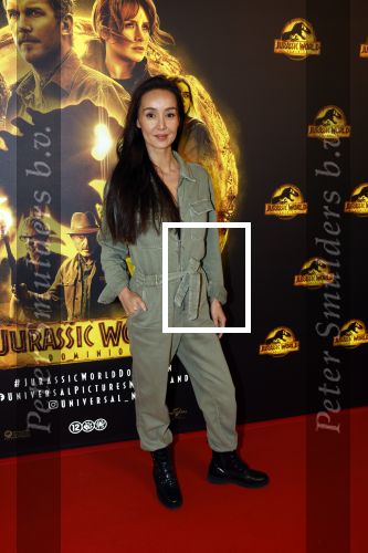 Amsterdam 2 juni 2022
Premiere Jurassic World in Pathe Arena .
Jennifer de Jong met partner