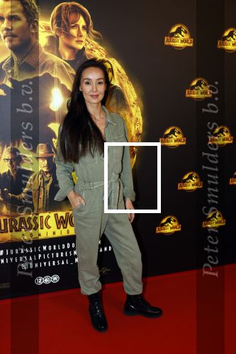 Amsterdam 2 juni 2022
Premiere Jurassic World in Pathe Arena .
Jennifer de Jong met partner