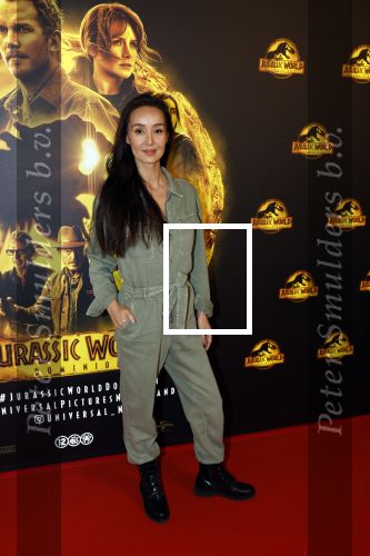 Amsterdam 2 juni 2022
Premiere Jurassic World in Pathe Arena .
Jennifer de Jong met partner