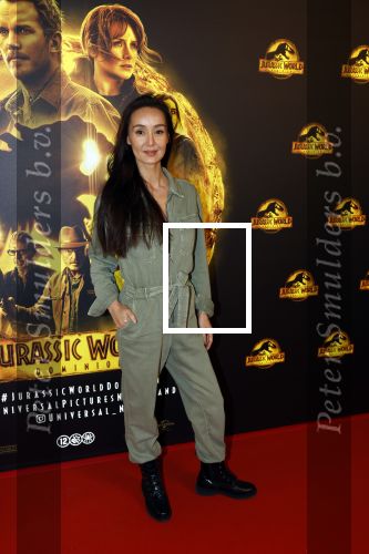 Amsterdam 2 juni 2022
Premiere Jurassic World in Pathe Arena .
Jennifer de Jong met partner