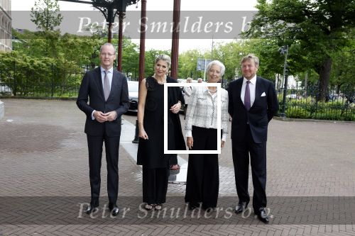 Amsterdam 8 juni 2022
Koningin Maxima en koning Willem Alexander hebben diner in het rijksmuseum. Verder aanweizg Klaas Knot Mark Ritte en Christine Lagarde