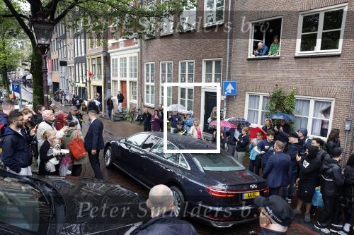 Amsterdam 8 juni 2022
Koningin Maxima bezoekt het Majoor Bosshardt huis op de wallen.