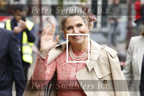 Amsterdam 8 juni 2022
Koningin Maxima bezoekt het Majoor Bosshardt huis op de wallen.