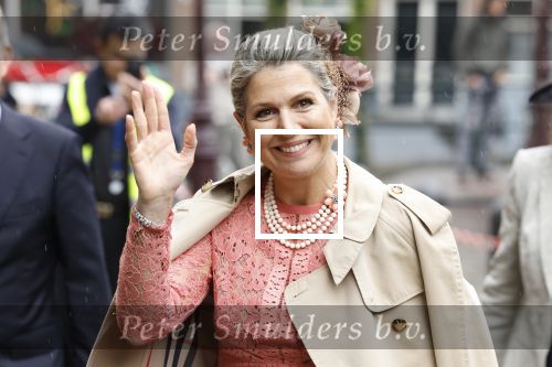 Amsterdam 8 juni 2022
Koningin Maxima bezoekt het Majoor Bosshardt huis op de wallen.