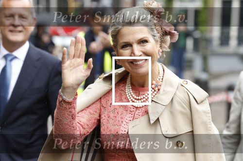 Amsterdam 8 juni 2022
Koningin Maxima bezoekt het Majoor Bosshardt huis op de wallen.