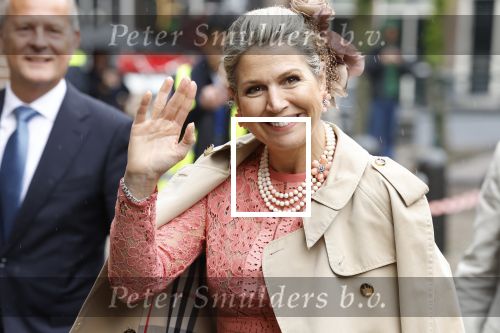 Amsterdam 8 juni 2022
Koningin Maxima bezoekt het Majoor Bosshardt huis op de wallen.