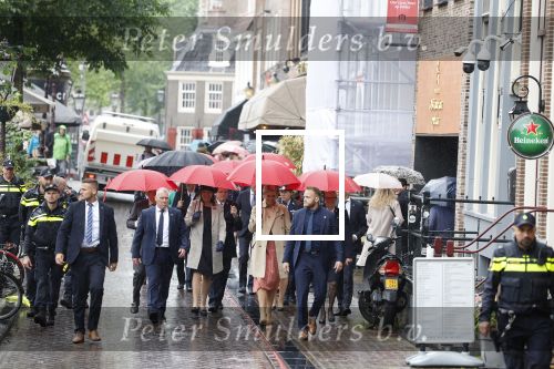 Amsterdam 8 juni 2022
Koningin Maxima bezoekt het Majoor Bosshardt huis op de wallen.