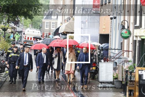 Amsterdam 8 juni 2022
Koningin Maxima bezoekt het Majoor Bosshardt huis op de wallen.