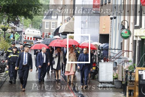 Amsterdam 8 juni 2022
Koningin Maxima bezoekt het Majoor Bosshardt huis op de wallen.