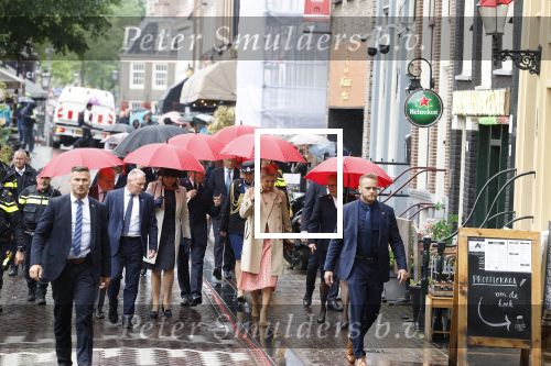 Amsterdam 8 juni 2022
Koningin Maxima bezoekt het Majoor Bosshardt huis op de wallen.
