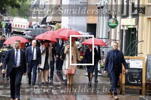Amsterdam 8 juni 2022
Koningin Maxima bezoekt het Majoor Bosshardt huis op de wallen.
