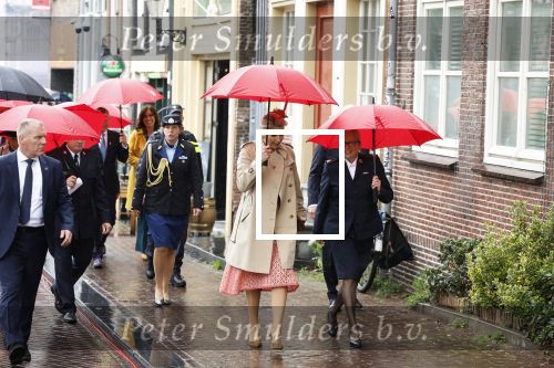 Amsterdam 8 juni 2022
Koningin Maxima bezoekt het Majoor Bosshardt huis op de wallen.