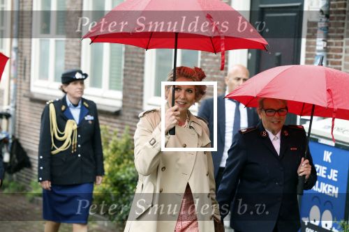 Amsterdam 8 juni 2022
Koningin Maxima bezoekt het Majoor Bosshardt huis op de wallen.