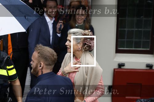 Amsterdam 8 juni 2022
Koningin Maxima bezoekt het Majoor Bosshardt huis op de wallen.