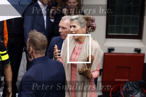 Amsterdam 8 juni 2022
Koningin Maxima bezoekt het Majoor Bosshardt huis op de wallen.