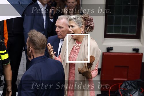 Amsterdam 8 juni 2022
Koningin Maxima bezoekt het Majoor Bosshardt huis op de wallen.