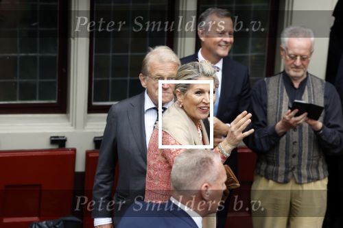 Amsterdam 8 juni 2022
Koningin Maxima bezoekt het Majoor Bosshardt huis op de wallen.
