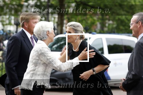 Amsterdam 8 juni 2022
Koningin Maxima en koning Willem Alexander hebben diner in het rijksmuseum. Verder aanweizg Klaas Knot Mark Ritte en Christine Lagarde