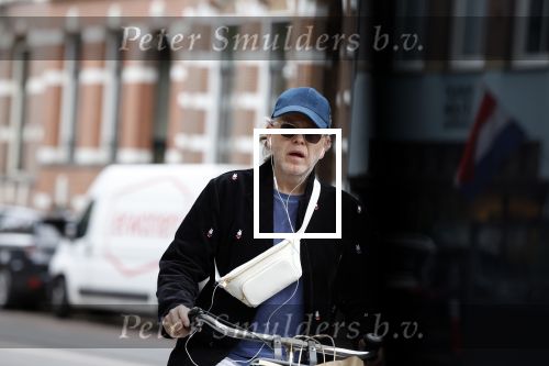 Amsterdam 27 mei 2022
Marc-Marie Huijbregtss op de fiets in Amsterdam zuid
