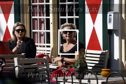 Laren 2 juni 2022
Mariska v Kolck op terras bij het bonte paard