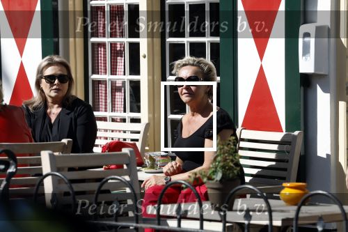 Laren 2 juni 2022
Mariska v Kolck op terras bij het bonte paard