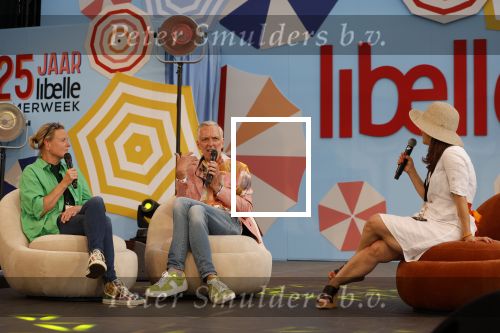 Vijfhuizen, 21 Mei 2022
25 jaar Libelle Zomerweek
met o.a. Martien Meiland, Erica Meiland, presentatrice Ebru Umar