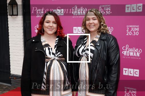 Huizen 25 mei 2022
Feestje ivm de nieuwe TLC serie van Louisa en Rowan op z\'n Gooisch. Louisa Janssen en haar man Rowan . Mathilde Keuter (zwanger) en haar zus Gerda Keuter