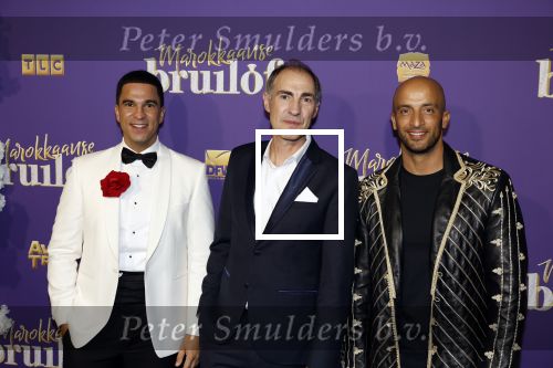Amsterdam 30 mei 2022
Premiere Marokkaanse bruiloft in Tuschinski met oa als castleden Samouya Ahouaoui Walid Benmbarek Pip Pellens Liza Sips en Nabil Aouled Ayad in tuschinski. Nabil Aouled Ayad Johan Neijenhuis en Walid Benmbarek