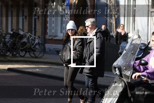 Amsterdam 18 maart 2022
Renee Fokker en Porgy Franssen samen in Amsterdam zuid