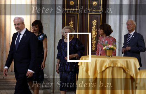 Amsterdam 9 juni 2022
Prinses Beatrix bij uitreiking van de zilveren Anjers in het paleis op de dam .