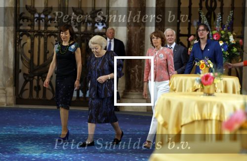 Amsterdam 9 juni 2022
Prinses Beatrix bij uitreiking van de zilveren Anjers in het paleis op de dam .