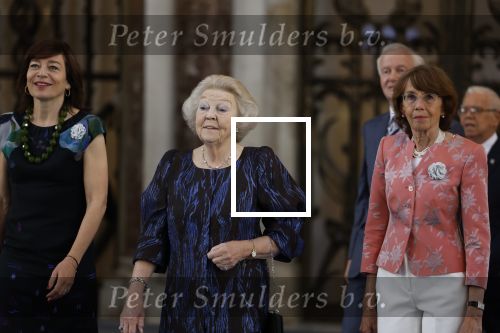 Amsterdam 9 juni 2022
Prinses Beatrix bij uitreiking van de zilveren Anjers in het paleis op de dam .