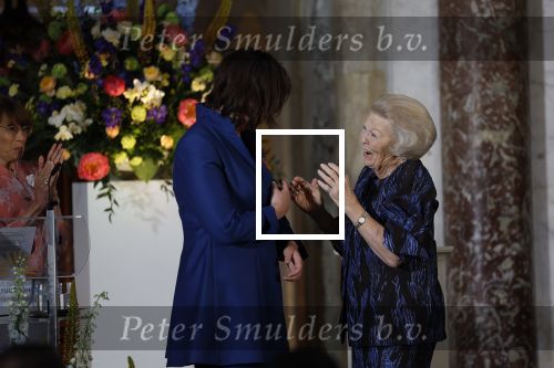 Amsterdam 9 juni 2022
Prinses Beatrix bij uitreiking van de zilveren Anjers in het paleis op de dam .