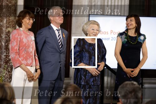 Amsterdam 9 juni 2022
Prinses Beatrix bij uitreiking van de zilveren Anjers in het paleis op de dam .