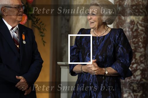 Amsterdam 9 juni 2022
Prinses Beatrix bij uitreiking van de zilveren Anjers in het paleis op de dam .